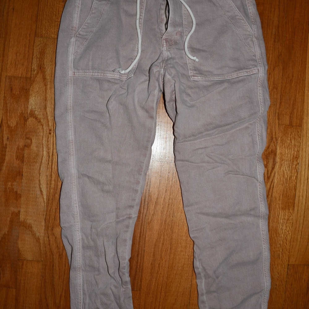 Dusty Pink Women’s cargo Jeans